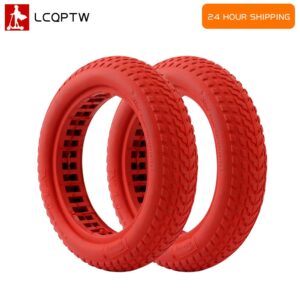 Neumático duradero para patinete Xiaomi Mijia M365, rueda de tubo interno, con agujero sólido, amortiguador de golpes, no neumático